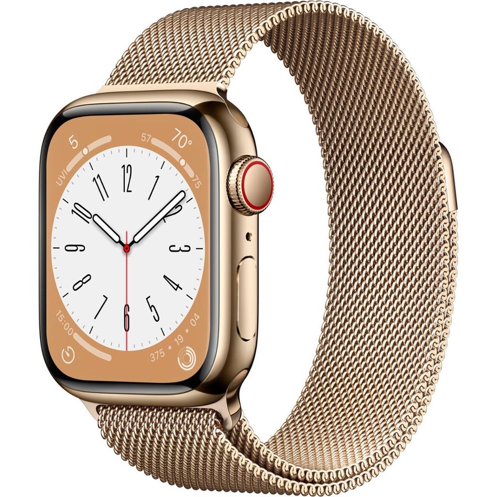 Smart Watch Apple Watch Series 8 GPS - Gold Reconditionné - Apple refurbished available on Backmarket
