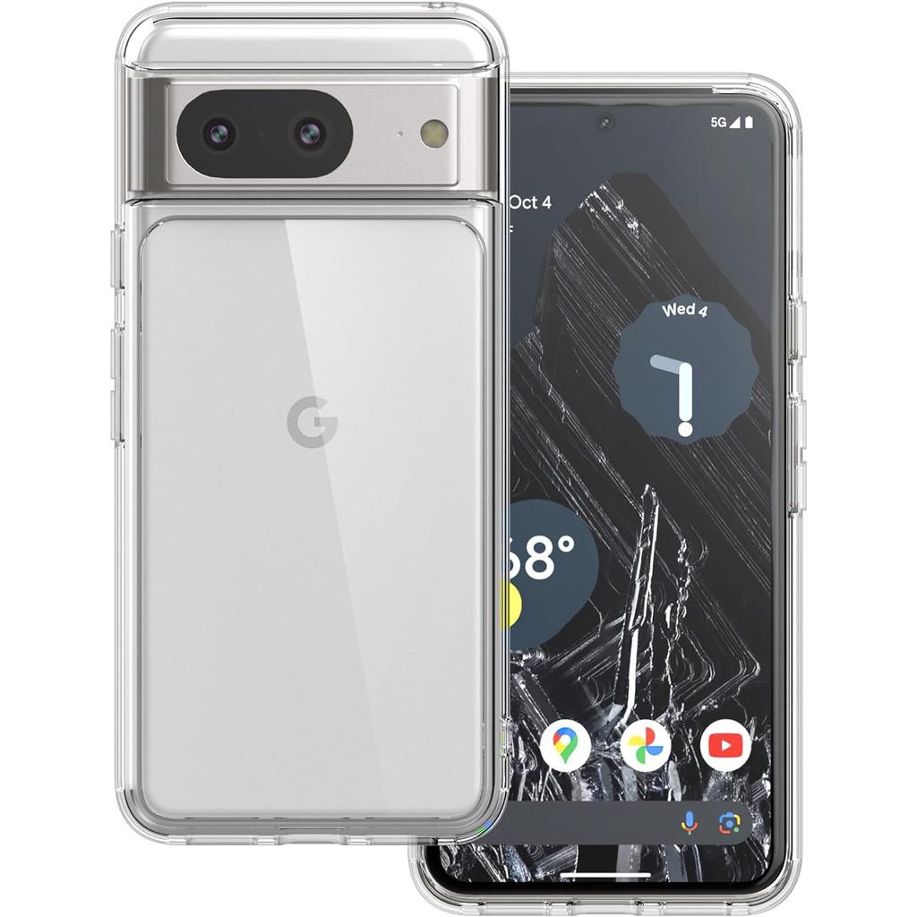 Google Pixel 8 case - Plastic - Clear Refurbished - N/A refurbished available on Backmarket