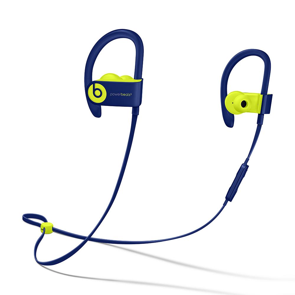 Beats By Dr. Dre Powerbeats3 Earbud Noise-Cancelling Bluetooth Earphones - Blue Refurbished - Beats by Dr. Dre refurbished available on Backmarket
