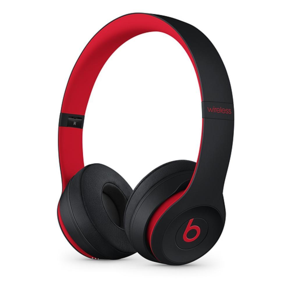 Beats Solo3 Wireless Noise cancelling Headphone Bluetooth - Black/Red Refurbished - Beats by Dre refurbished available on Backmarket