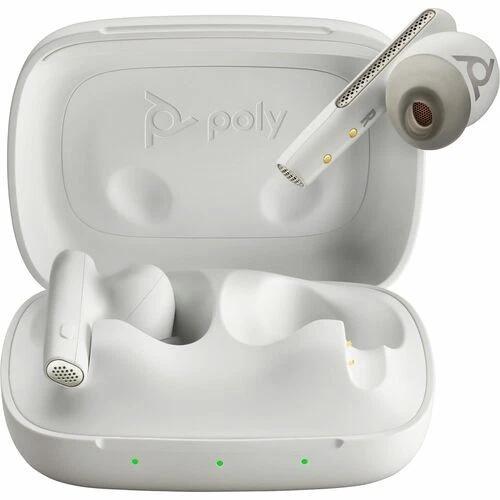 Hp Poly Voyager Free 60 UC Earbud Noise-Cancelling Bluetooth Earphones - White Reconditionné - Hewlett-Packard (ou HP en abrégé) refurbished available on Backmarket