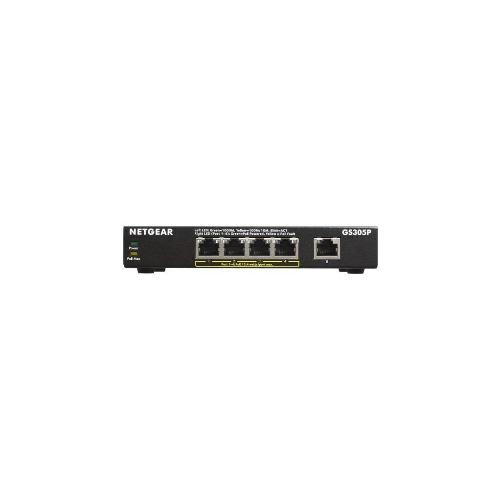 Netgear GS305P-200NAS hubs & switches Refurbished - Netgear refurbished available on Backmarket