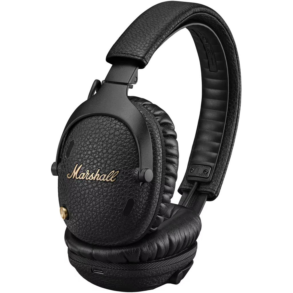 Marshall Monitor III Noise cancelling Headphone Bluetooth with microphone - Black Refurbished - Marshall refurbished available on Backmarket