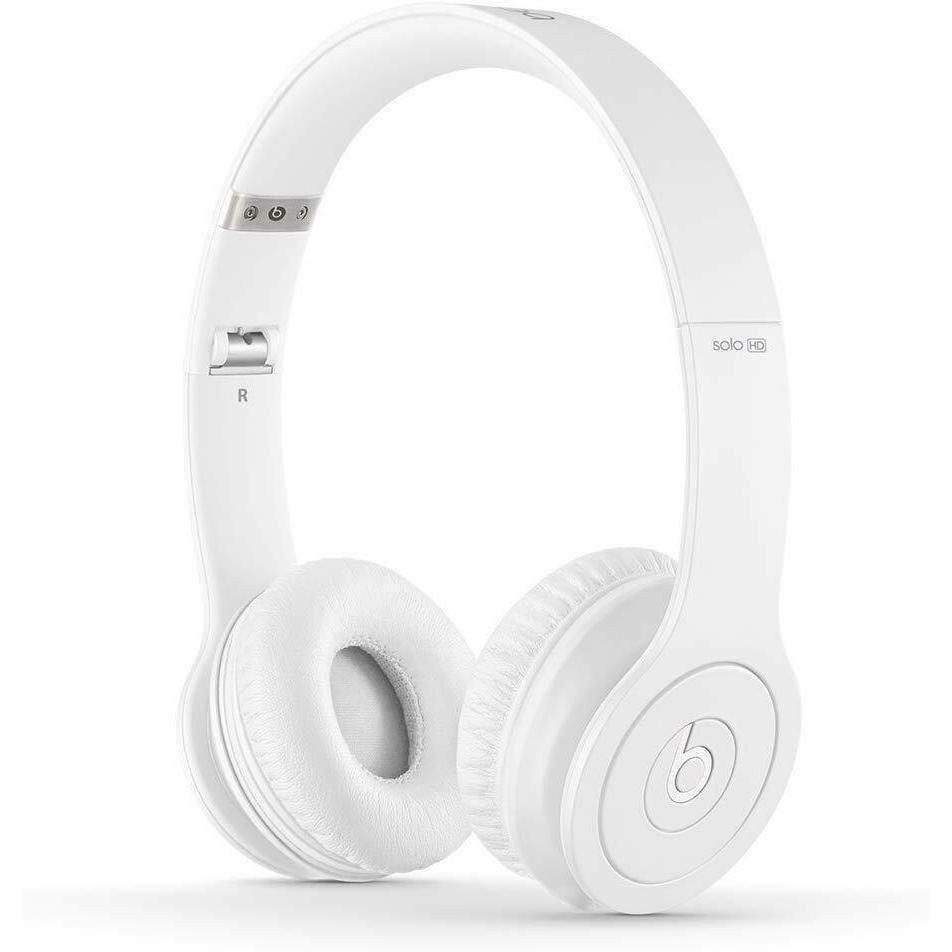 Buy Beats By Dr. Dre Solo HD Noise cancelling Headphone with microphone - Drenched in White Reconditionné - $130.00 Beats By Dr. Dre Solo HD Noise cancelling Headphone with microphone - Drenched in White Reconditionné - Beats by Dr. Dre refurbished available on Backmarket