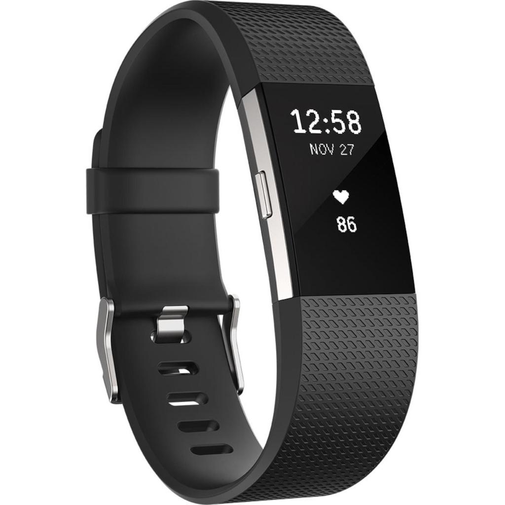 Fitbit Smart Watch Charge 2 HR GPS - Black Reconditionné - Fitbit refurbished available on Backmarket