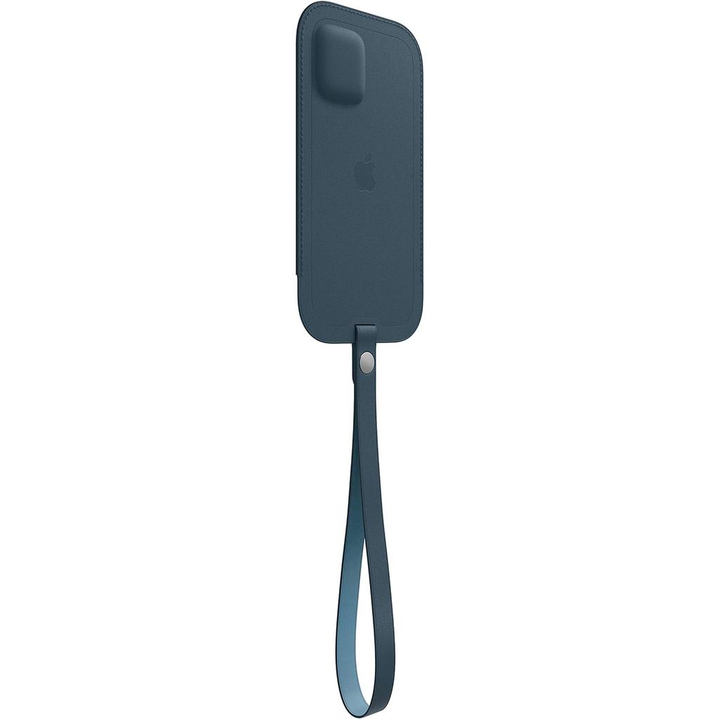 Apple Sleeve iPhone 12 mini - Leather Baltic Blue Refurbished - Apple refurbished available on Backmarket