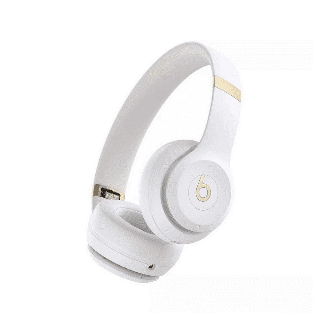Beats Solo 4 Warm Noise cancelling Headphone Bluetooth - White Refurbished - Beats by Dre refurbished available on Backmarket