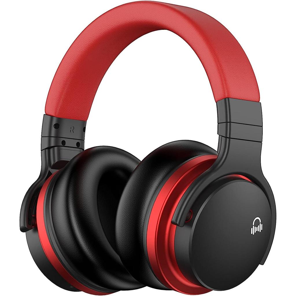 Movssou E7 ACTIVE Noise cancelling Headphone Bluetooth with microphone - Red Refurbished - N/A (je n'ai pas trouvé de marque connue refurbished available on Backmarket