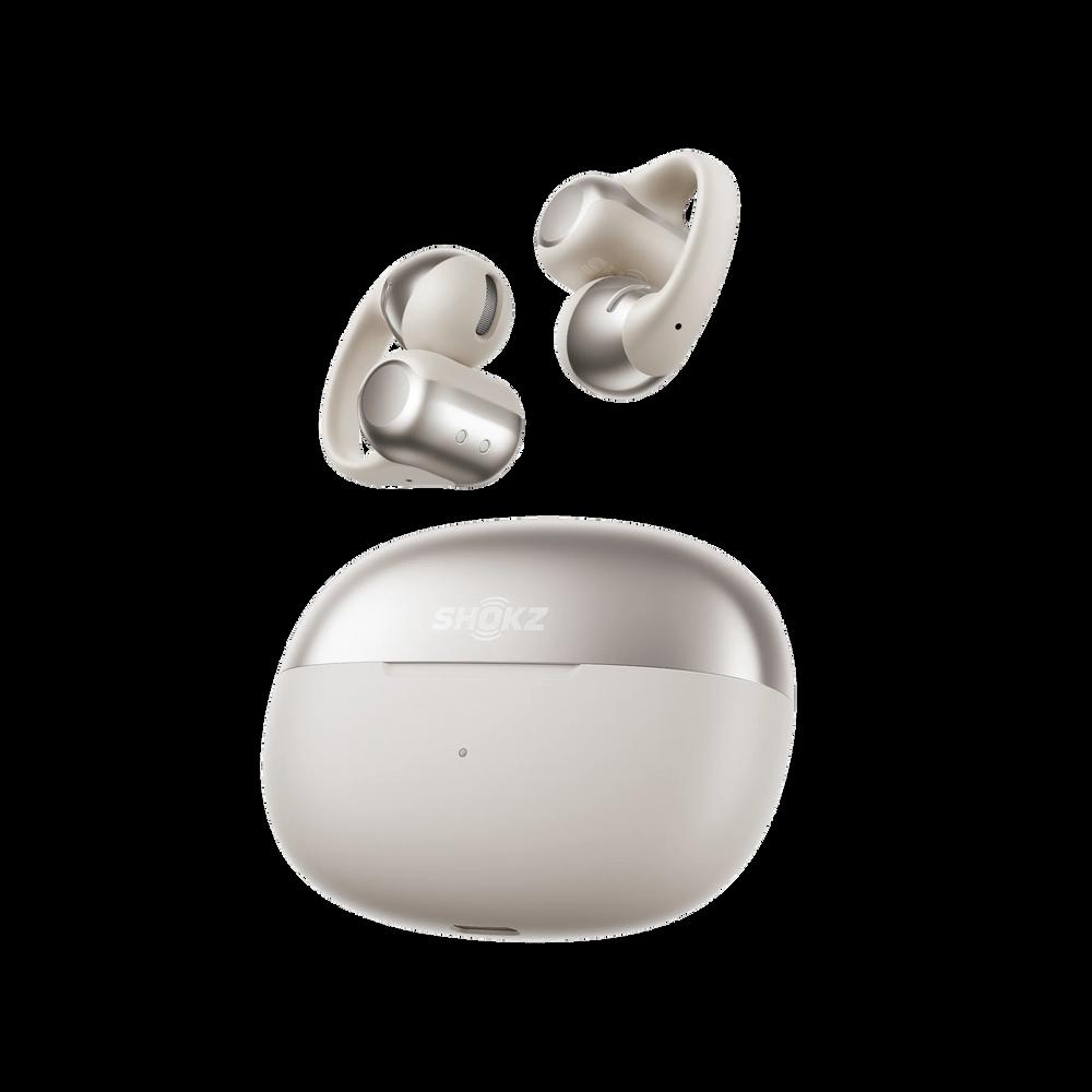 Shokz OpenDots ONE Earbud Noise-Cancelling Bluetooth Earphones - Beige Reconditionné - Shokz (also known as AfterShokz) refurbished available on Backmarket