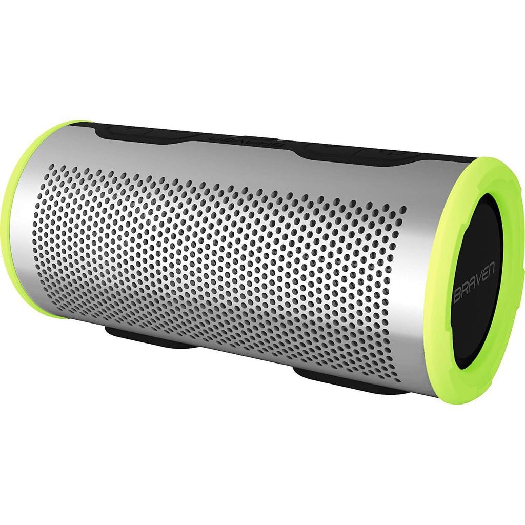 Braven Stryde 360 Bluetooth speakers - Yellow / Silver Reconditionné - Braven refurbished available on Backmarket