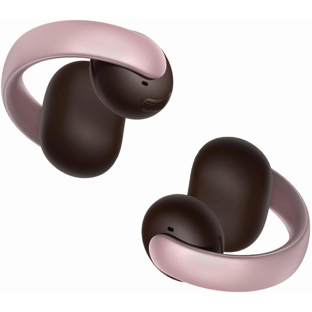Soundcore AeroClip Earbud Noise-Cancelling Bluetooth Earphones - Rosy Brown Refurbished - Anker Soundcore refurbished available on Backmarket