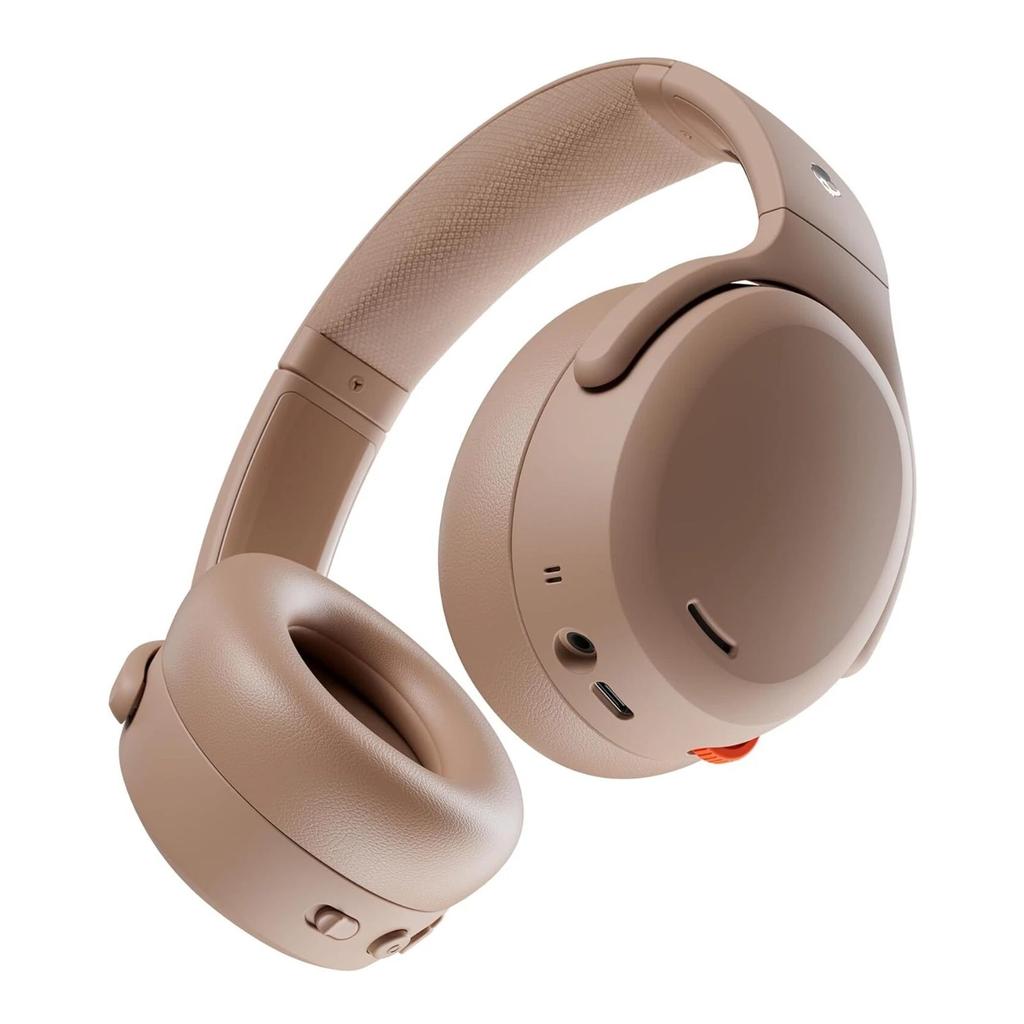 Skullcandy Crusher Noise cancelling Headphone Bluetooth with microphone - Gold Reconditionné - Skullcandy refurbished available on Backmarket