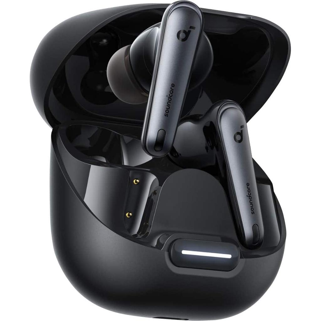 Soundcore Liberty 4 NC Earbud Noise-Cancelling Bluetooth Earphones - Black Refurbished - Anker Soundcore refurbished available on Backmarket