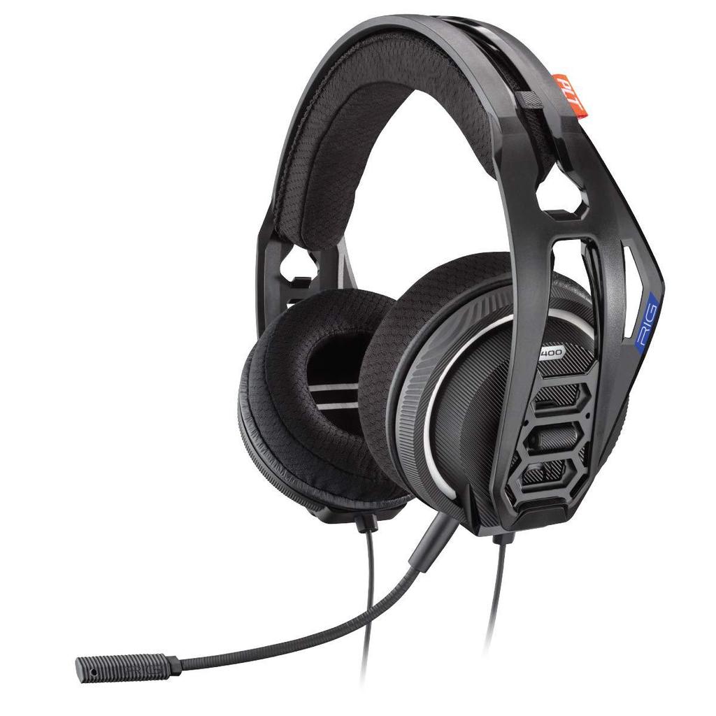 Plantronics RIG 400HS Noise cancelling Gaming Headphone with microphone - Black Refurbished - Plantronics refurbished available on Backmarket