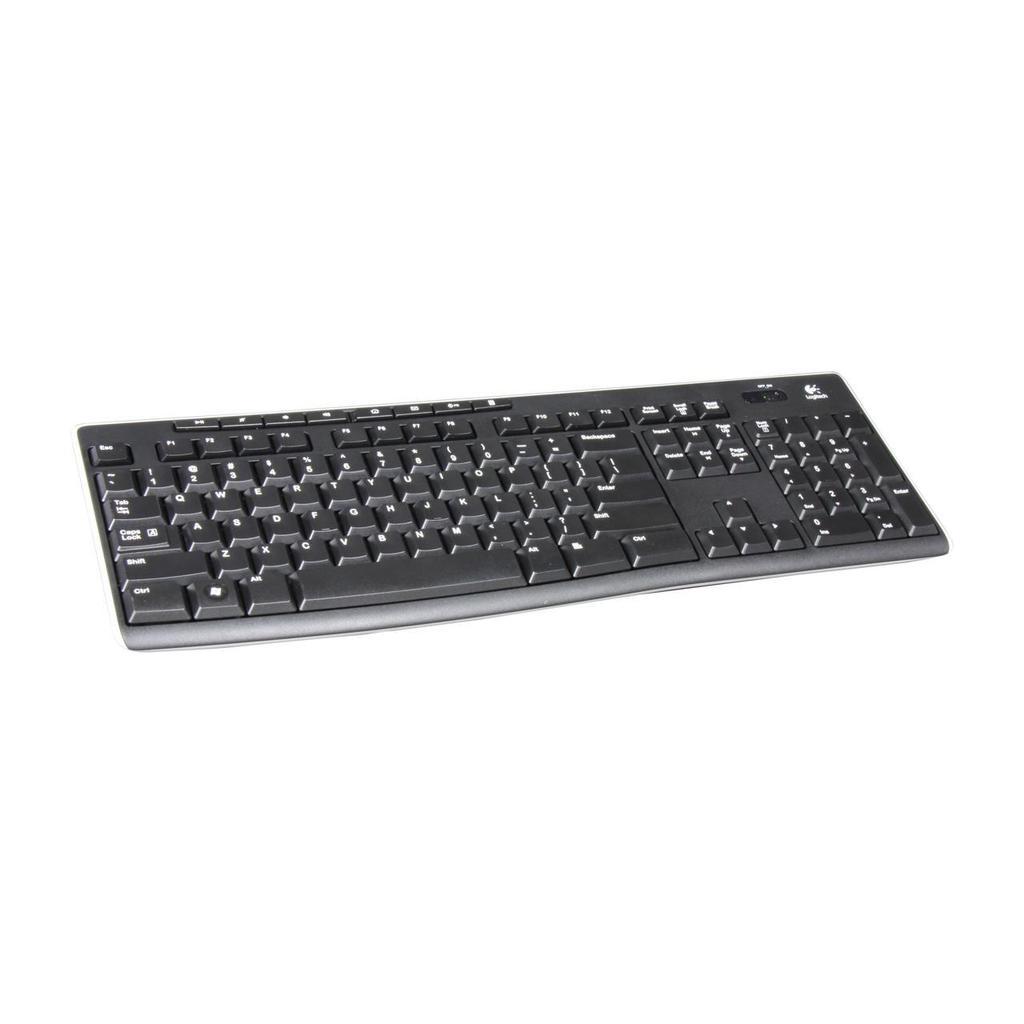 Logitech Keyboard QWERTY Wireless Backlit Keyboard K270 Refurbished - Logitech refurbished available on Backmarket