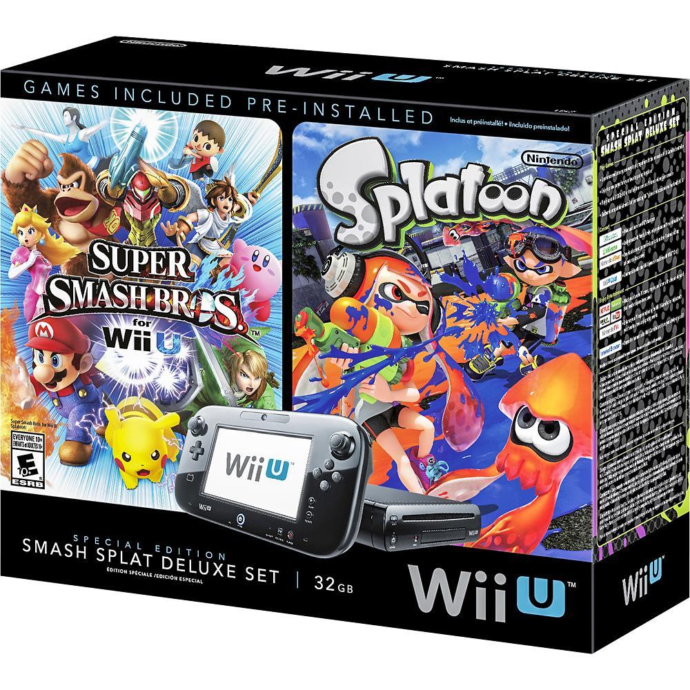 Buy Wii U 32GB - Black - Limited edition Deluxe Set Refurbished - $289.97 Wii U 32GB - Black - Limited edition Deluxe Set Refurbished - Nintendo refurbished available on Backmarket