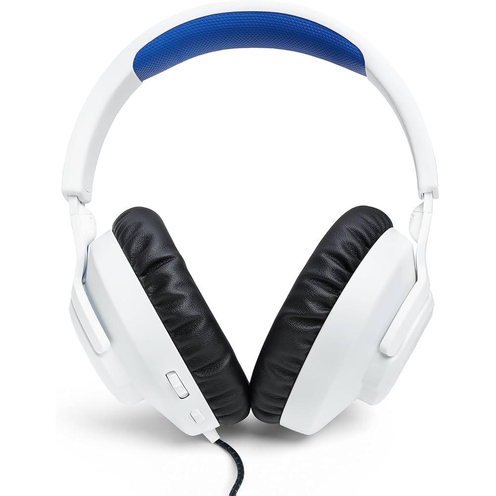 Jbl Quantum 100P Noise cancelling Gaming Headphone Bluetooth with microphone - White Refurbished - JBL refurbished available on Backmarket