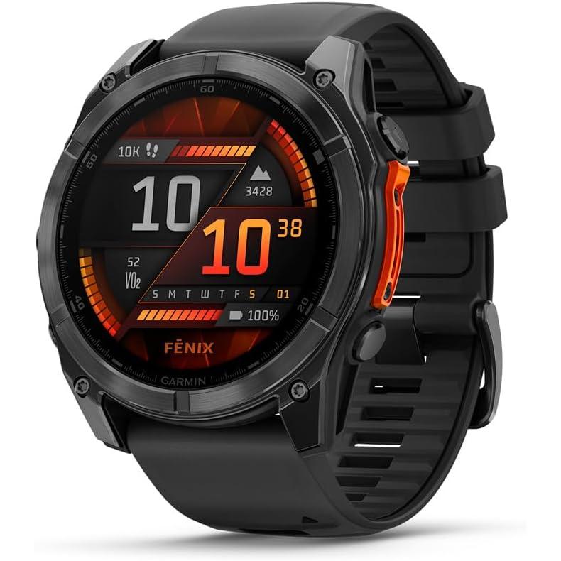 Garmin Fenix 8 AMOLED Bluetooth 51 mm - Black Refurbished - Garmin refurbished available on Backmarket