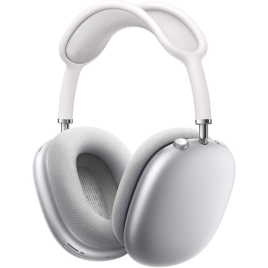 AirPods Max Noise cancelling Headphone Bluetooth with microphone - Silver Refurbished - View 2 - Apple