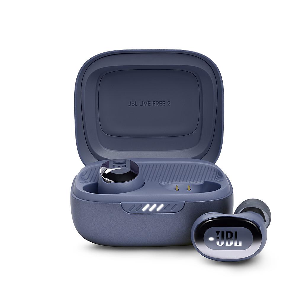 JBL Live Free 2 Earbud Noise-Cancelling Bluetooth Earphones - Blue Refurbished - JBL refurbished available on Backmarket