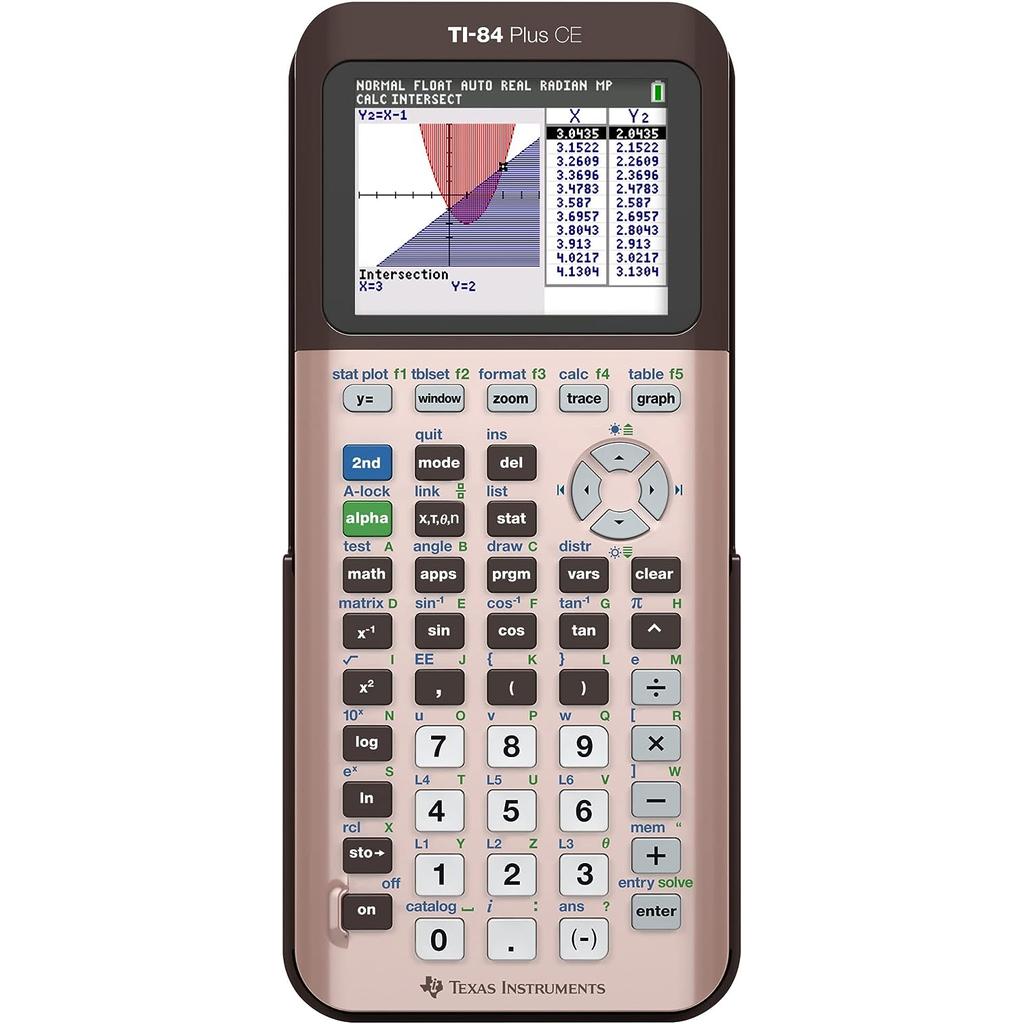 Texas Instruments TI-84 Plus CE - Rose Gold Calculator Refurbished - Texas Instruments refurbished available on Backmarket