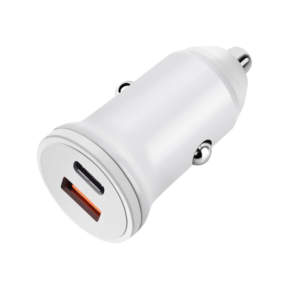 Powerp Super Fast 48W PD Car Charger A+C With Cable Smartphone Accessories Refurbished - N/A (Il n'y a pas assez d'in refurbished available on Backmarket