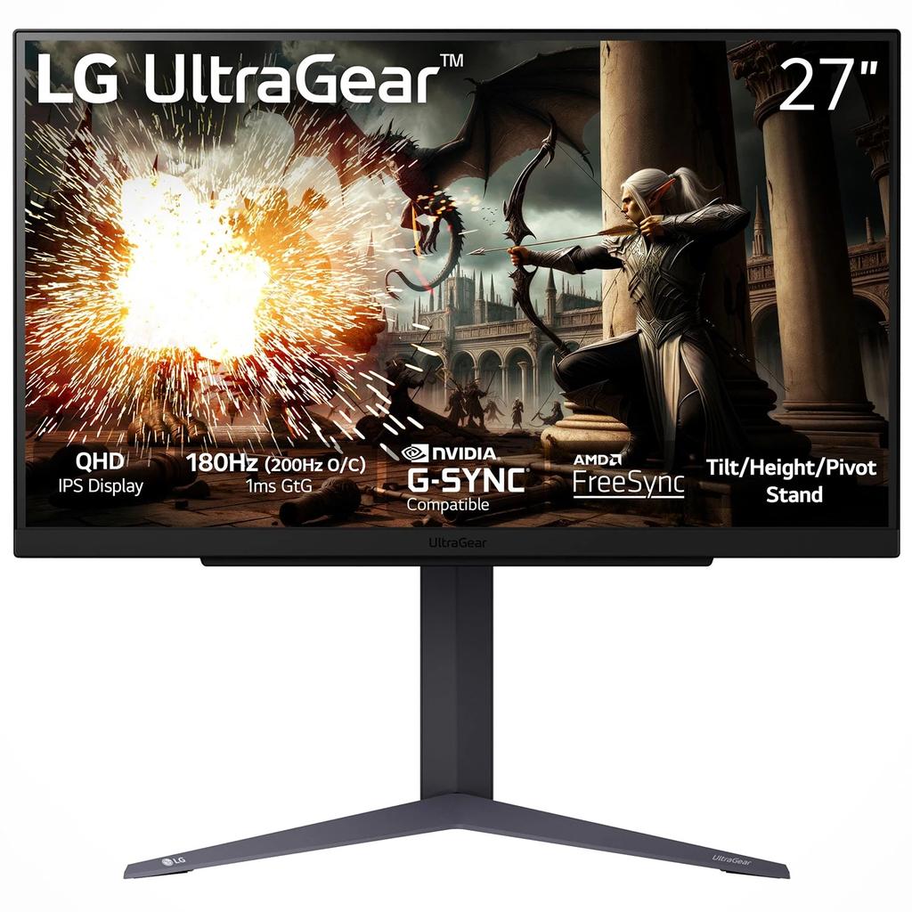 LG 27-inch Monitor 1920 x 1080 LCD (27GS75Q‐B) Refurbished - LG refurbished available on Backmarket