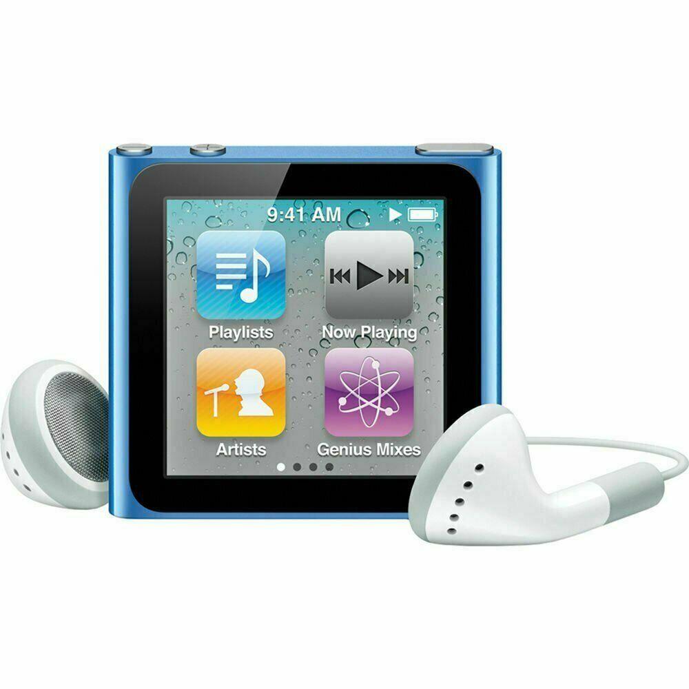 iPod nano 6 2006 16GB - Blue Refurbished - Apple refurbished available on Backmarket