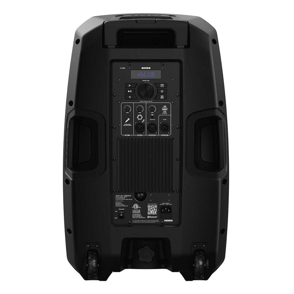 Ion PA Freedom Bluetooth speakers - Black Refurbished - View 3 - Ion (il est possible que cela se réfère à la mar