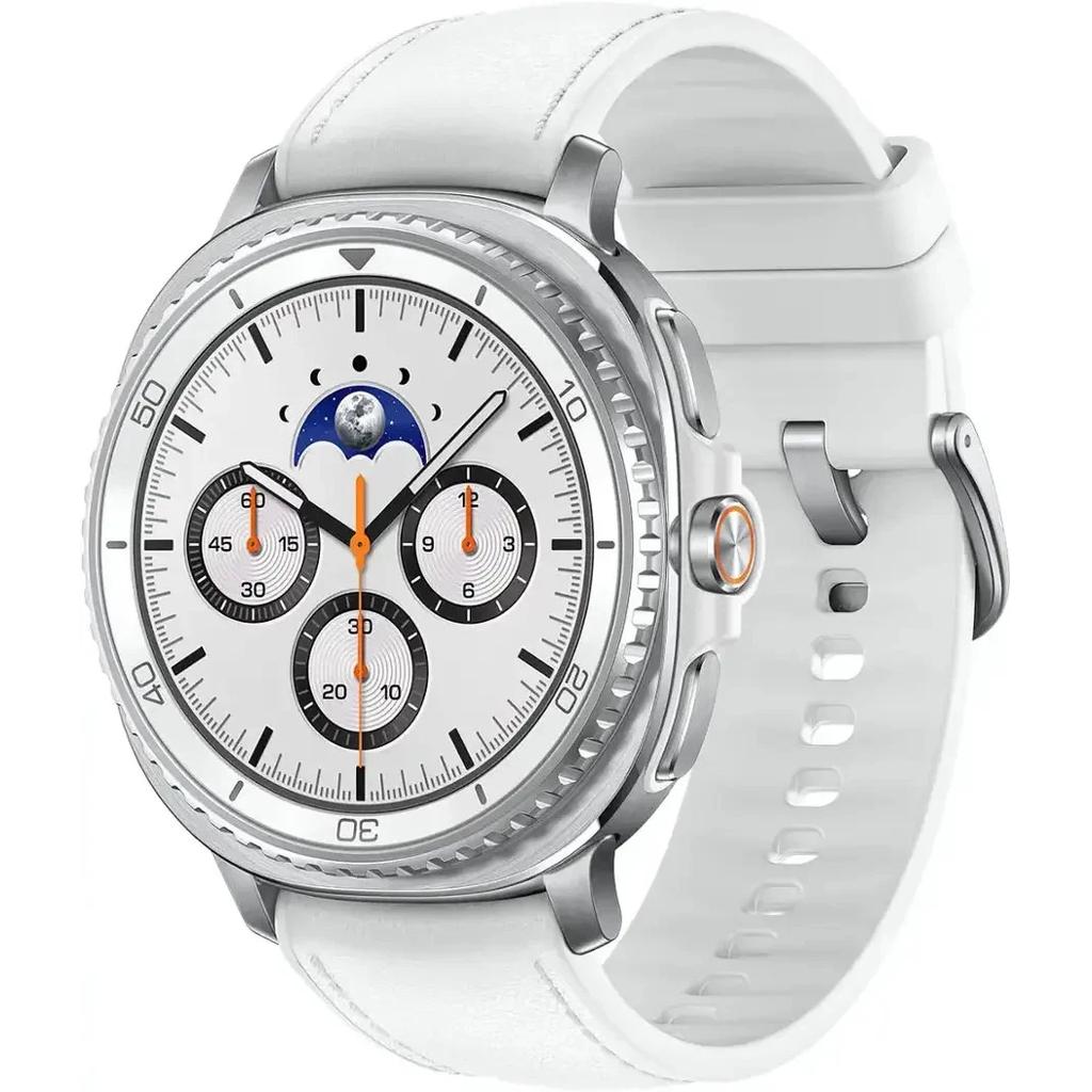 Samsung Galaxy Watch8 Classic Bluetooth + Cellular 46 mm - Silver Reconditionné - Samsung refurbished available on Backmarket