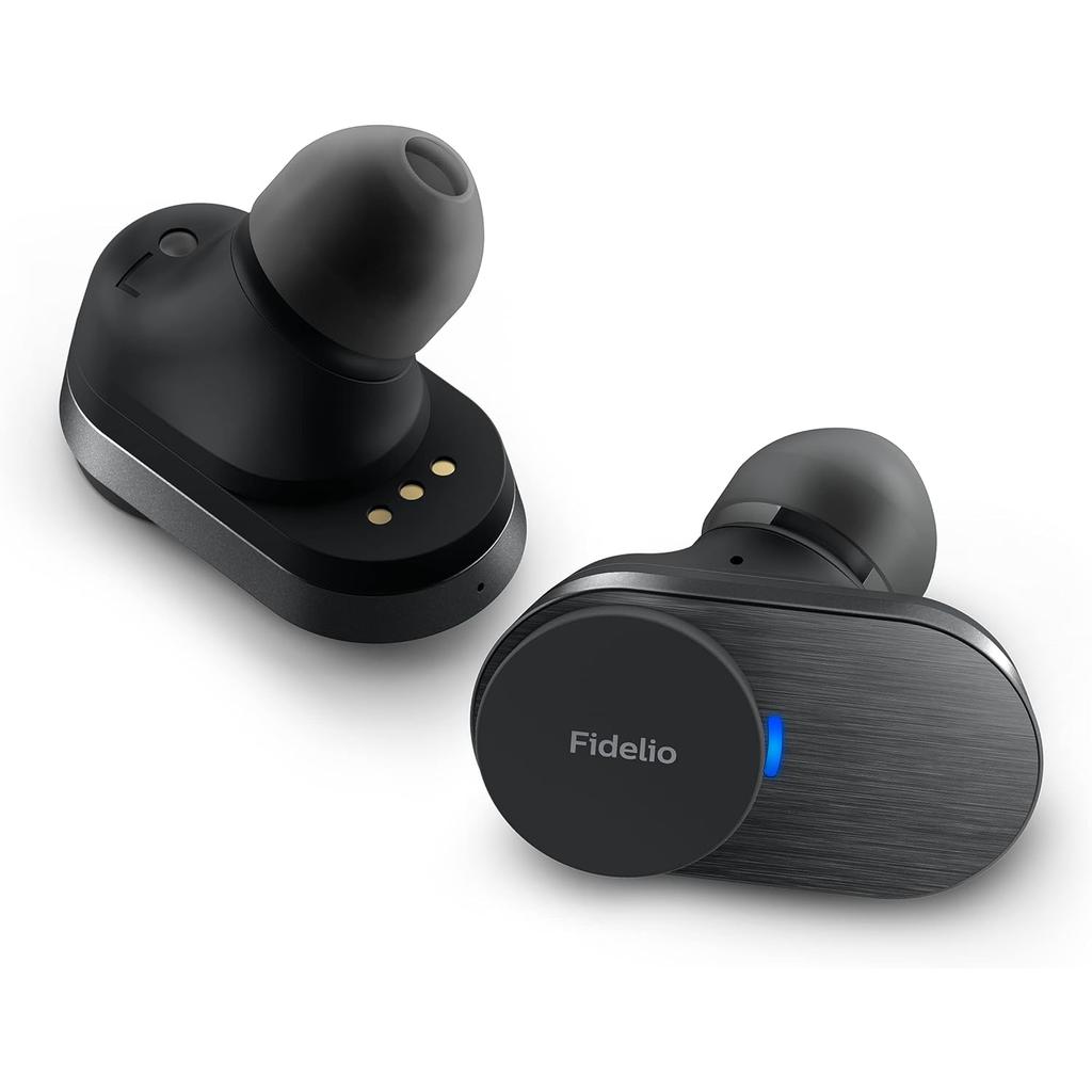 Philips Fidelio T1 Earbud Noise-Cancelling Bluetooth Earphones - Black Reconditionné - Philips refurbished available on Backmarket