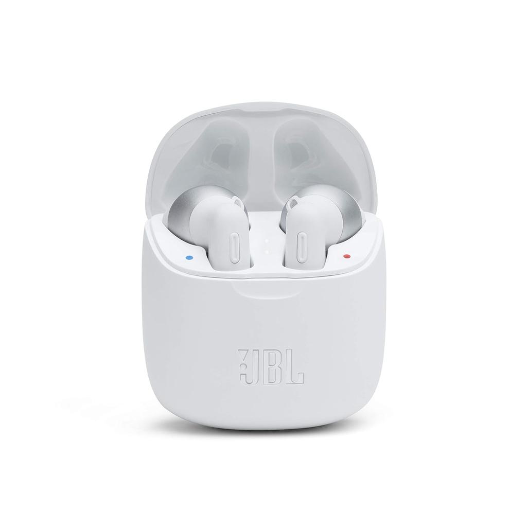 JBL Tune 225 Earbud Noise-Cancelling Bluetooth Earphones - White Refurbished - JBL refurbished available on Backmarket