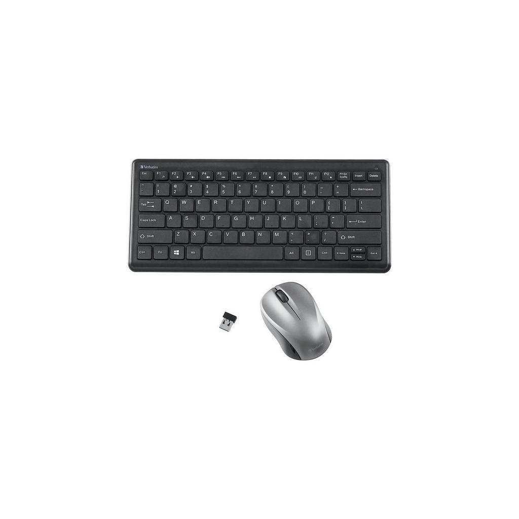Verbatim Keyboard QWERTY Wireless Silent Wireless Compact Keyboard Refurbished - Verbatim refurbished available on Backmarket