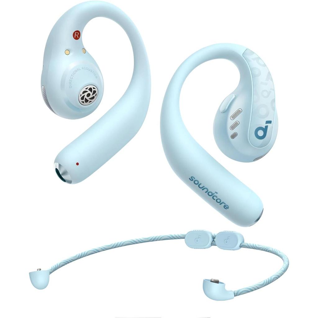 Soundcore AeroFit Pro Earbud Noise-Cancelling Bluetooth Earphones - Blue Refurbished - Anker Soundcore refurbished available on Backmarket