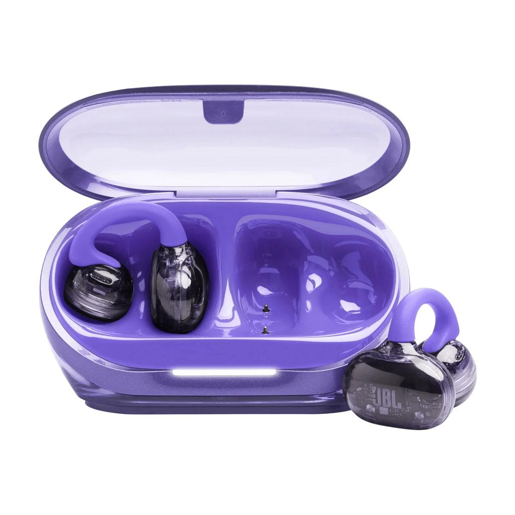 JBL Soundgear Clips Earbud Noise-Cancelling Bluetooth Earphones - Purple Refurbished - JBL refurbished available on Backmarket
