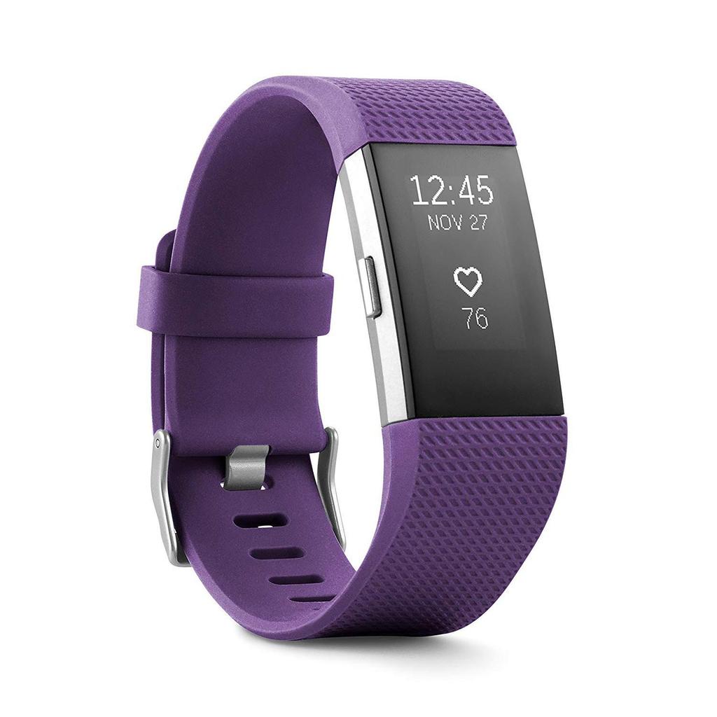 Fitbit Smart Watch Charge 2 - Small - HR - Plum Reconditionné - Fitbit refurbished available on Backmarket