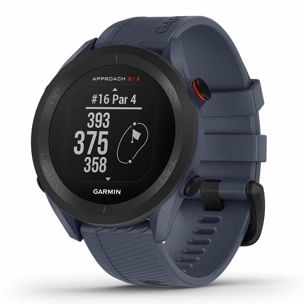 Garmin Smart Watch Approach S12 HR GPS - Blue Reconditionné - Garmin refurbished available on Backmarket