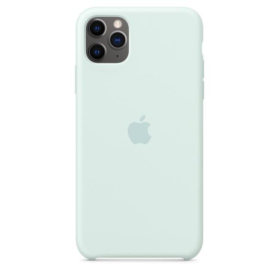 Apple Silicone case iPhone 11 Pro Max - Silicone Seafoam Refurbished - Apple refurbished available on Backmarket