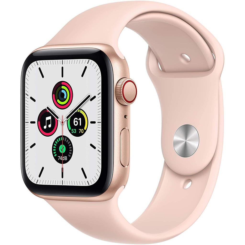 Apple Watch Series SE 1 (2020) GPS + Cellular 40 mm - Aluminium Gold - Sport band Pink Refurbished - Apple refurbished available on Backmarket
