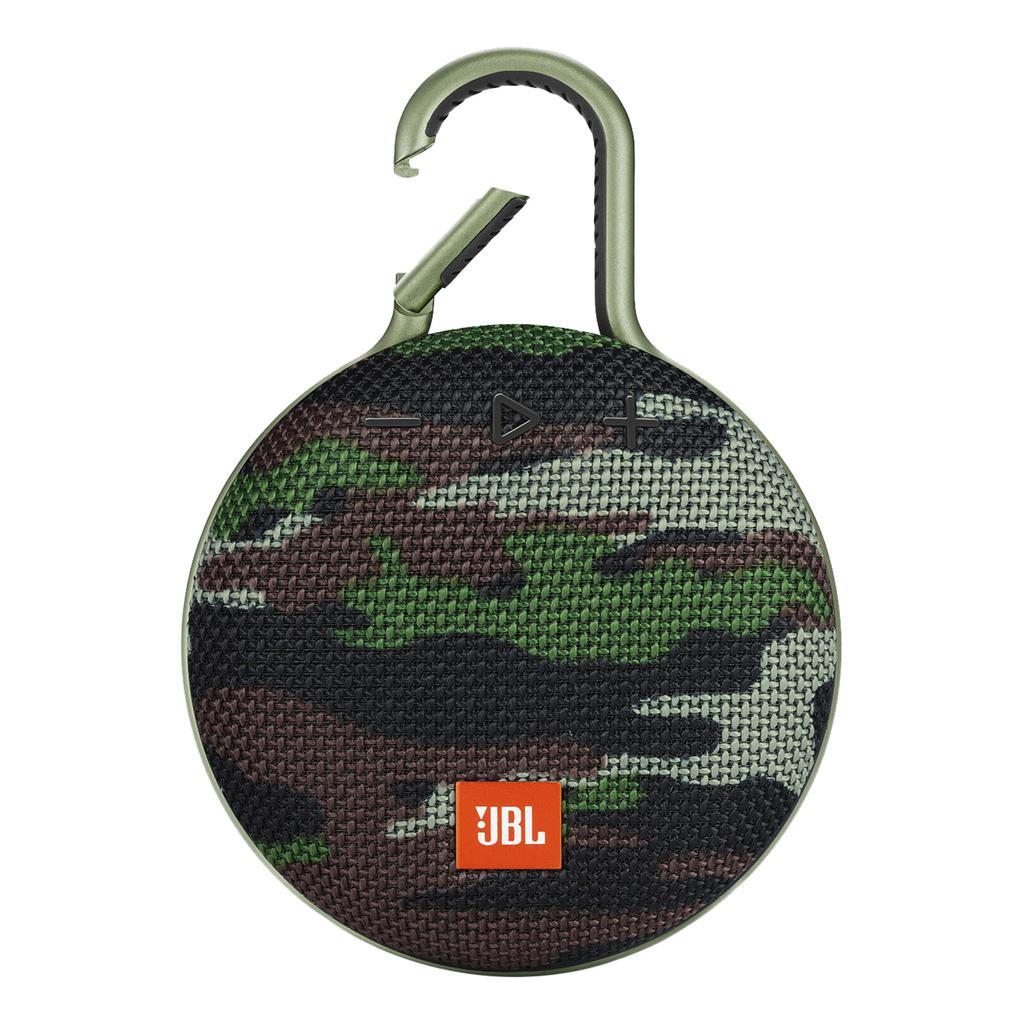 JBL Clip 3 Bluetooth speakers - Camo Refurbished - JBL refurbished available on Backmarket