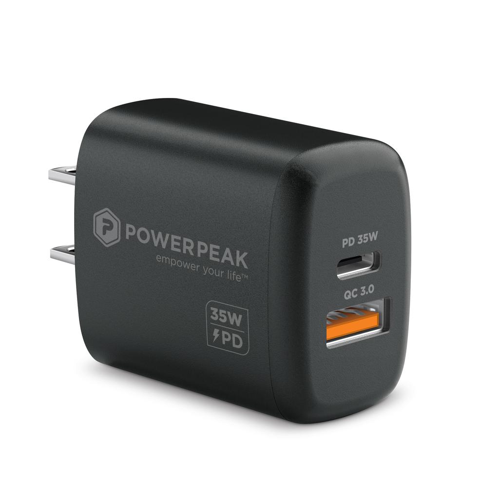 Powerp PD Wall Dual Port Charger 35W Smartphone Accessories Refurbished - N/A (Il n'y a pas assez d'in refurbished available on Backmarket