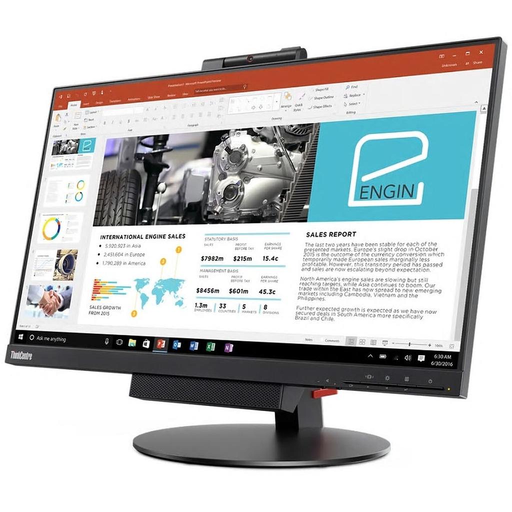 Lenovo 24-inch Monitor 1920 x 1080 LCD (ThinkCentre TIO24G5) Refurbished - Lenovo refurbished available on Backmarket