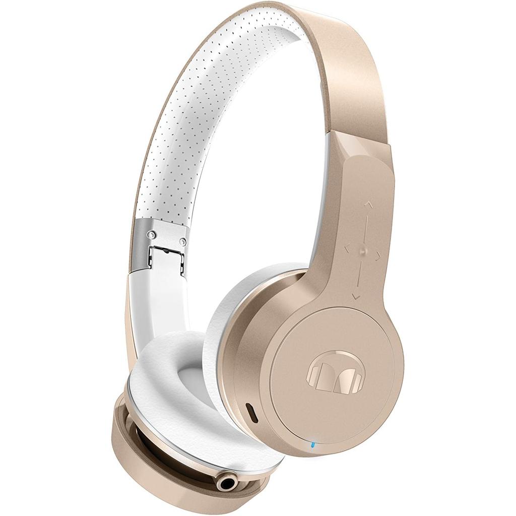 Monster Clarity BT Designer Headphone Bluetooth - Gold Refurbished - Monster Energy refurbished available on Backmarket