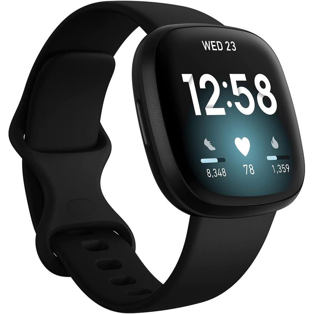 Fitbit Smart Watch Versa 3 HR GPS - Black Reconditionné - Fitbit refurbished available on Backmarket