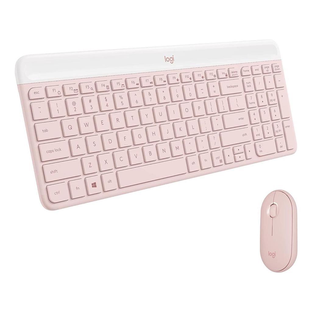 Logitech Keyboard QWERTY Wireless MK470 Slim Refurbished - Logitech refurbished available on Backmarket
