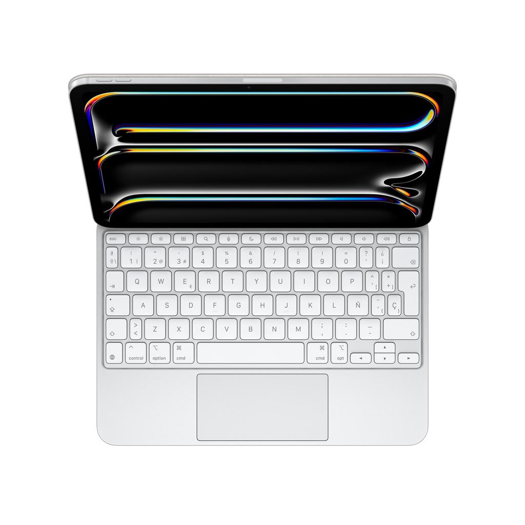Magic Keyboard (iPad not included) 11"" (2021) Wireless - White - QWERTY - Spanish Reconditionné - Apple refurbished available on Backmarket