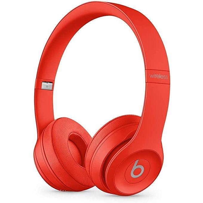 Beats Solo 3 MX472LL/A Noise cancelling Headphone Bluetooth with microphone - Red Refurbished - Beats by Dre refurbished available on Backmarket