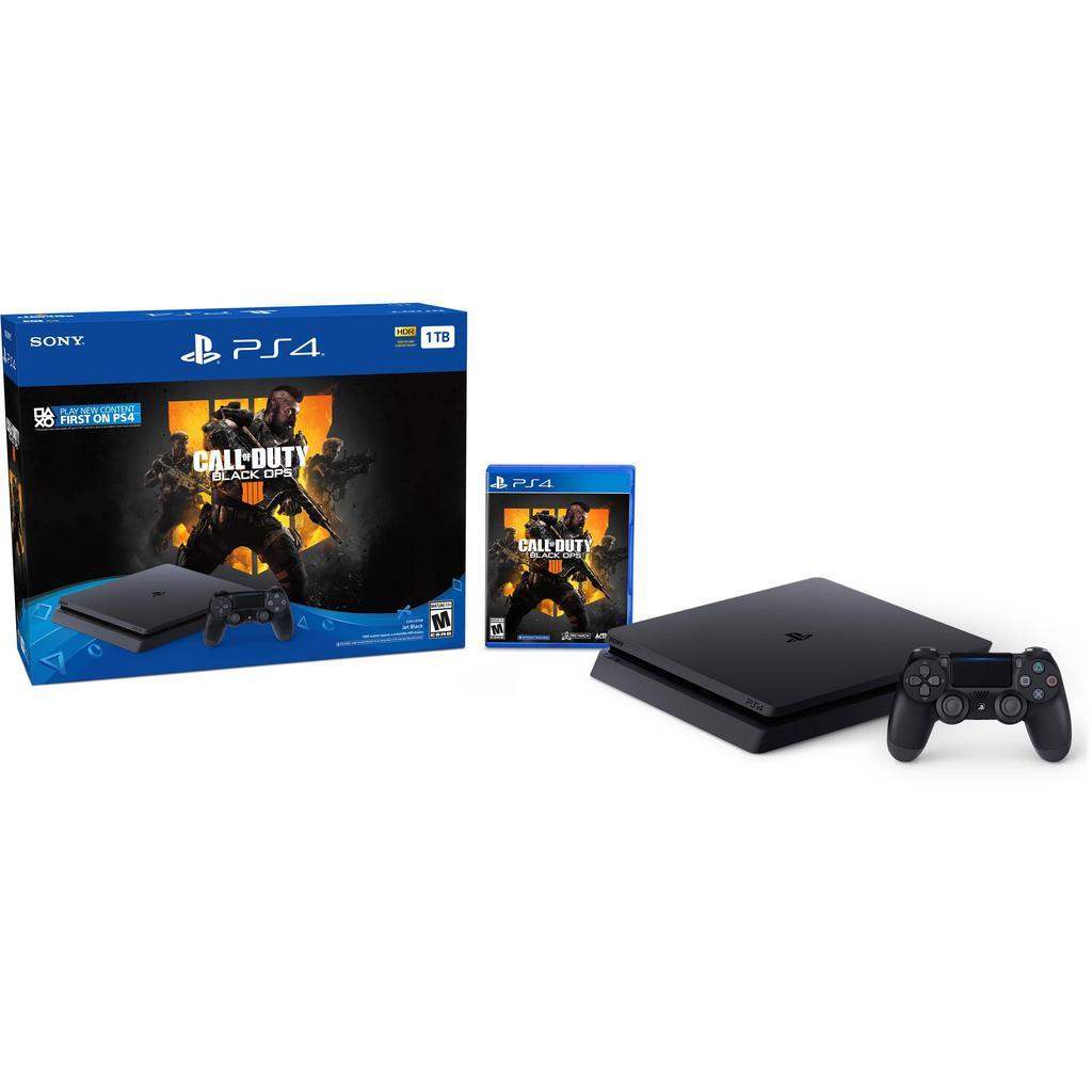 PlayStation 4 Slim 1000GB - Black + Call of Duty: Black Ops Refurbished - Sony refurbished available on Backmarket