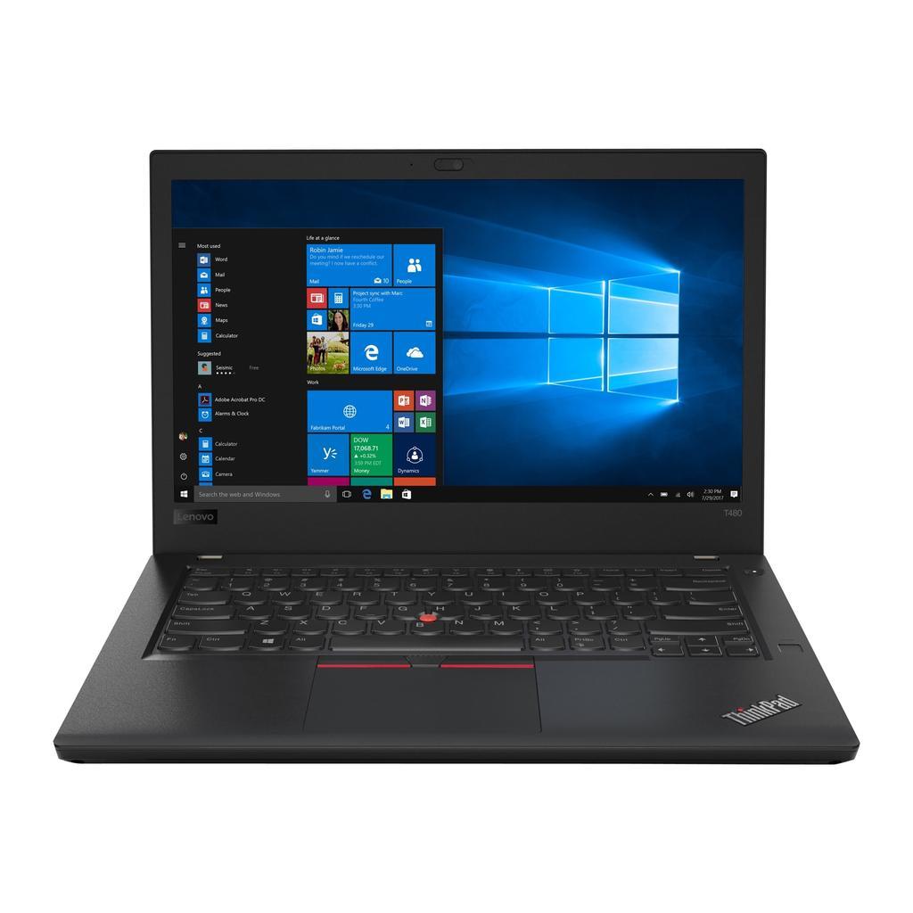Lenovo T480 14-inch (2017) - Core i5-8250U - 8 GB - SSD 256 GB Reconditionné - Lenovo refurbished available on Backmarket