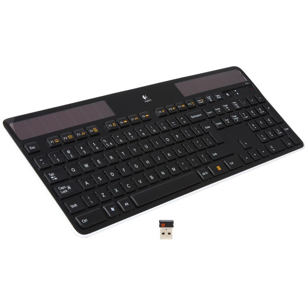 Logitech Keyboard QWERTY Wireless K750 920-002912 Refurbished - Logitech refurbished available on Backmarket